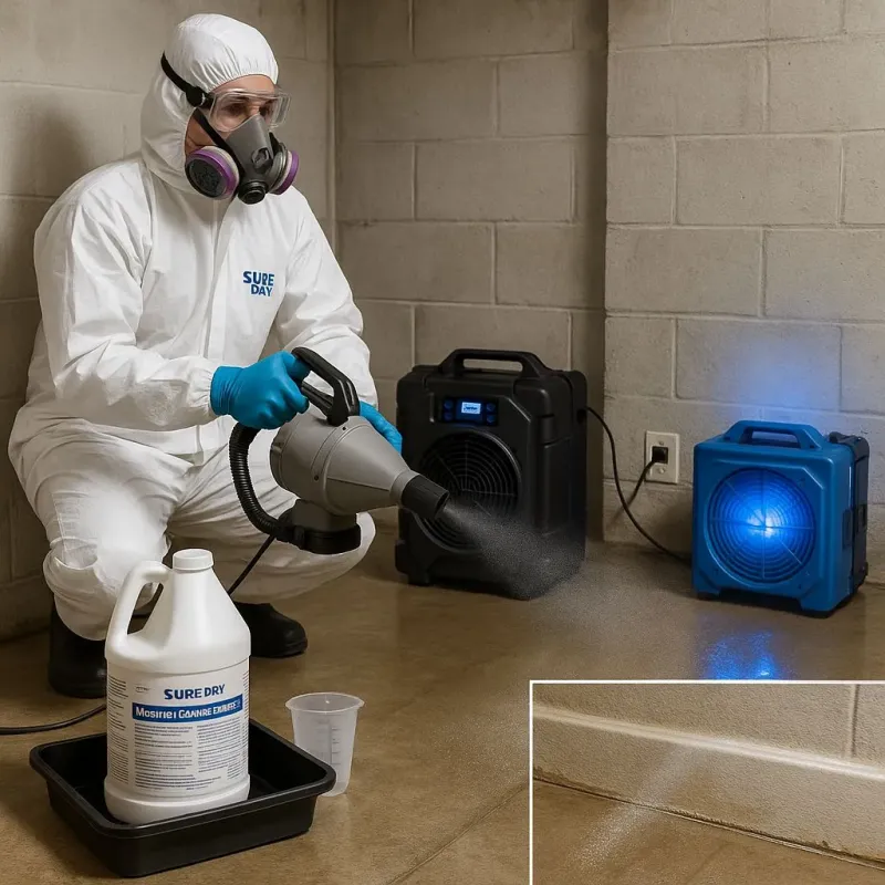 Sanitization and Odor Removal process in Fearrington Village, NC
