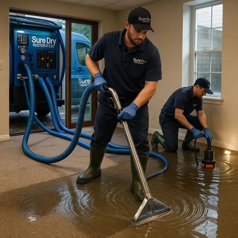 Water Extraction and Removal process in Fearrington Village, NC